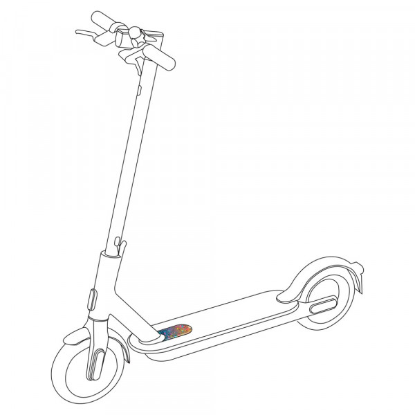 Doming in full color for Xiaomi Mi Electric Scooter 1S mit 4C Doming