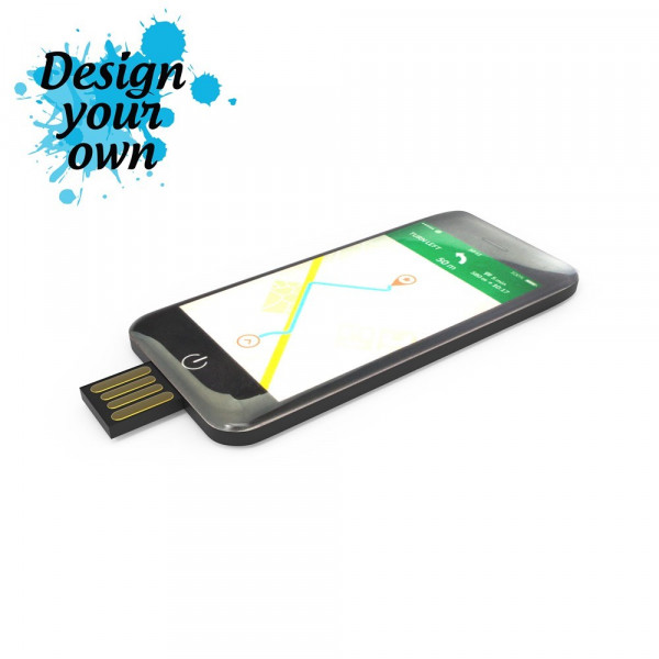 USB Stick Shape Push&Pull mit 4C Doming