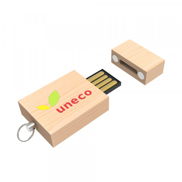 USB Stick Eco Wood mit Vollfarbdruck