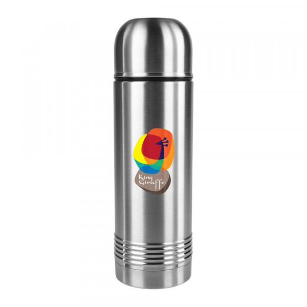 Tefal Senator Insulated Bottle 0.5L Silber mit Vollfarbdruck