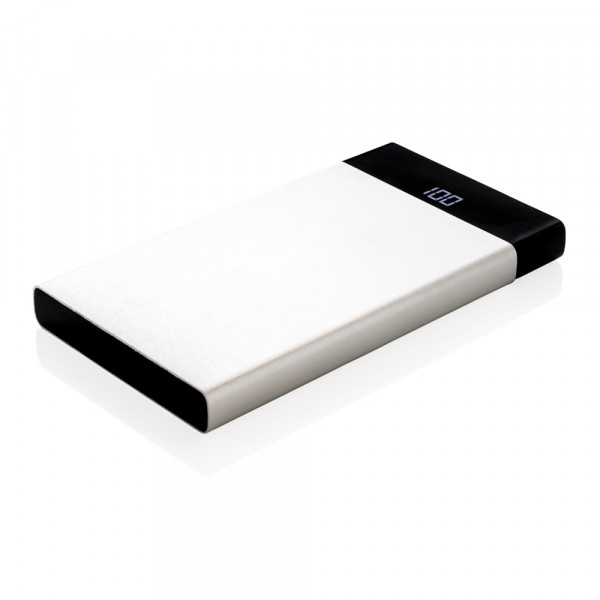 6.000 mAh flache Powerbank mit digitalem Display