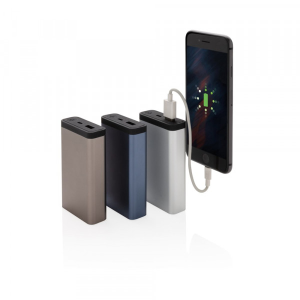 10.000 mAh Aluminium Pocket-Powerbank