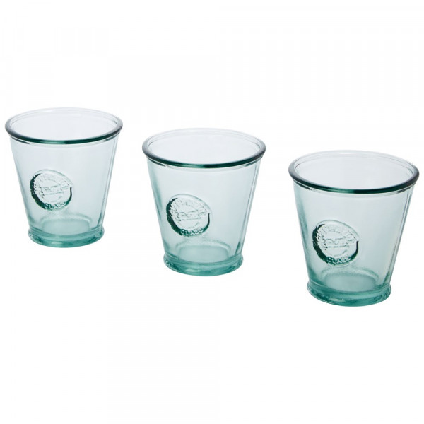 Copa 250 ml 3-teiliges Set aus recyceltem Glas