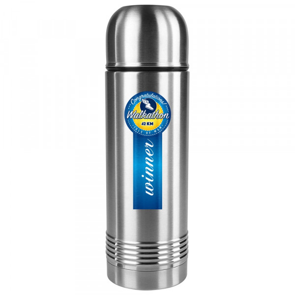 Tefal Senator Insulated Bottle 0.7L Silber mit Vollfarbdruck