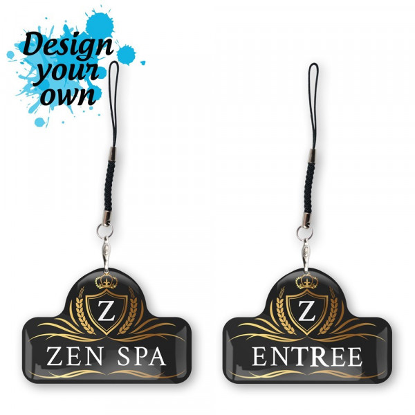 Label Flex Double mit 4C Doming