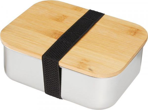 Lunchbox 1350 ml aus Edelstahl mit Bambus-Deckel