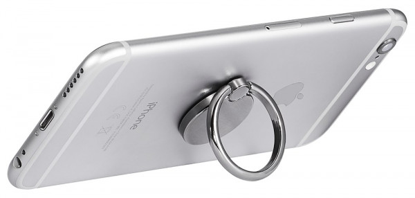 Handyring 360 Grad drehbar aus glänzendem Metall