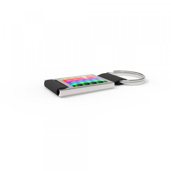 Key Ring Quadro mit 4C Doming