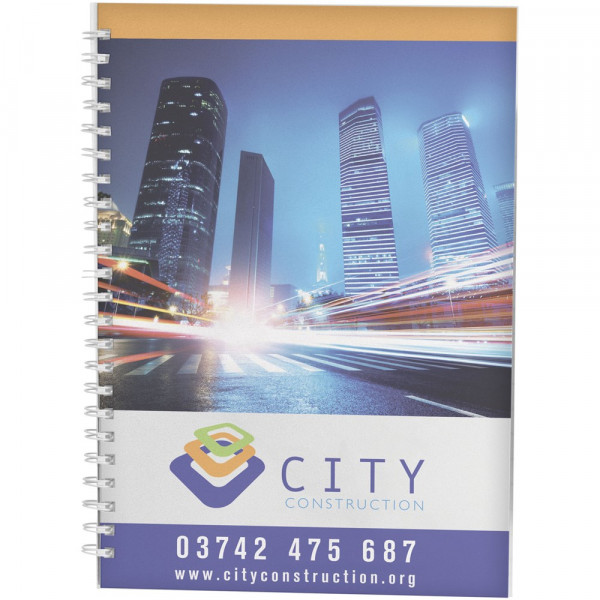 Desk-Mate® A4 Notizbuch mit Kunststoff Cover und Spiralbindung