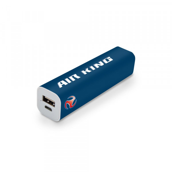 Powerbank Tube 2200 mAh Max Print Jede Farbe möglich mit Vollfarbdruck