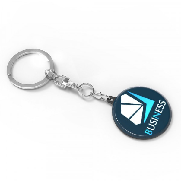 Key Ring Hard Single with doming