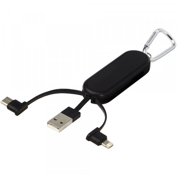 Gleam leuchtendes duales Ladekabel mit Karabiner