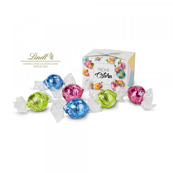Geschenkartikel / Präsentartikel: Lindt Osterfreude - mit 6 Lindt Lindorkugeln, auch in individuelle