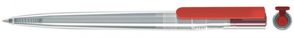 RECYCLED PET PEN switch transparent KG Drehkugelschreiber