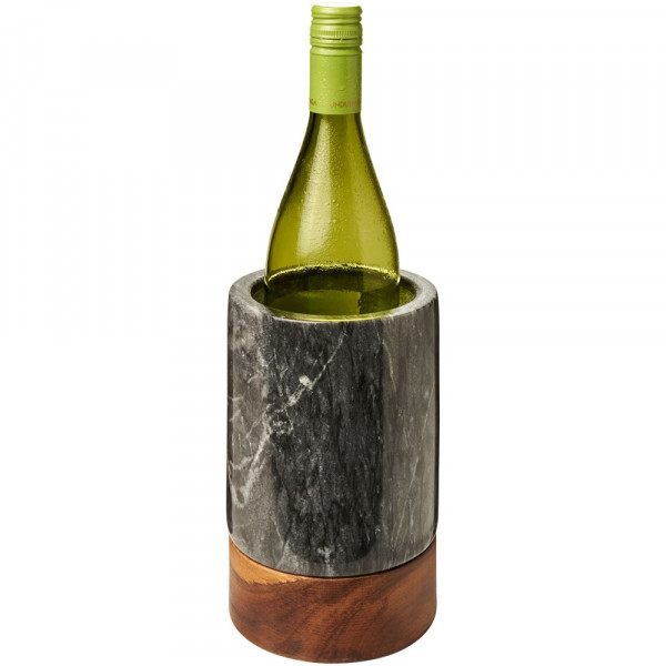 Harlow Weinkühler aus Marmor und Holz