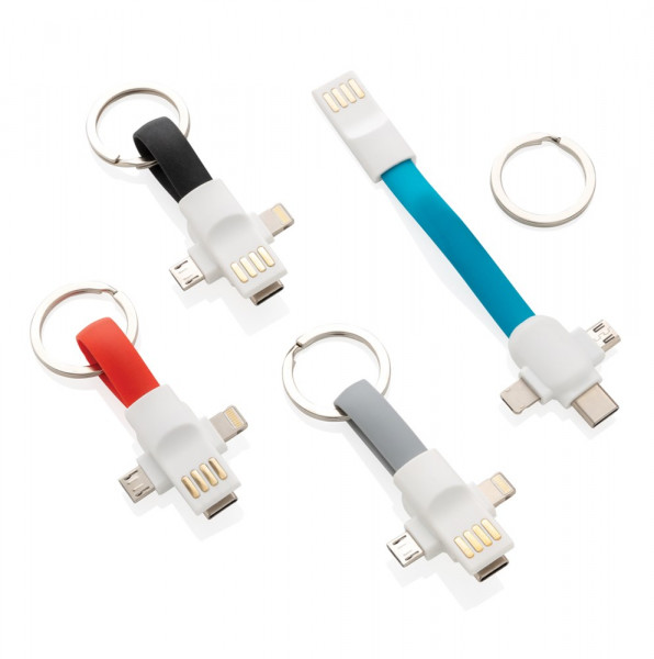 3-in-1 Kabel für den Schlüsselring