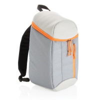 grau, orange (± PMS Cool Grey 6/1505)