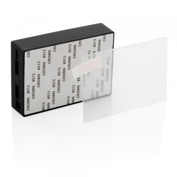 5.000 mAh Wireless Powerbank mit Sicherheitsglas
