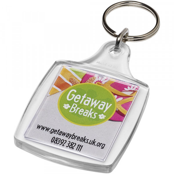 Leor A4 Schlüsselanhänger mit Metallclip