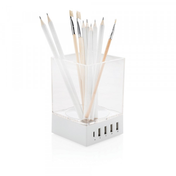 Stiftehalter mit USB-Ladegerät