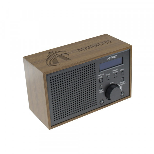 Denver Radio DAB-46 Personalized Grau mit Lasergravur