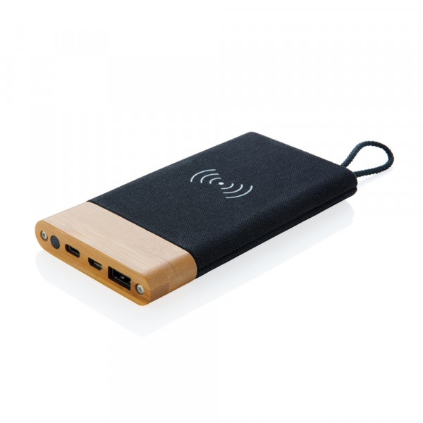 Bamboo X 5.000 mAh Wireless Charging Powerbank