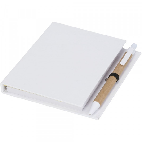 Haftnotizblock mit Stift