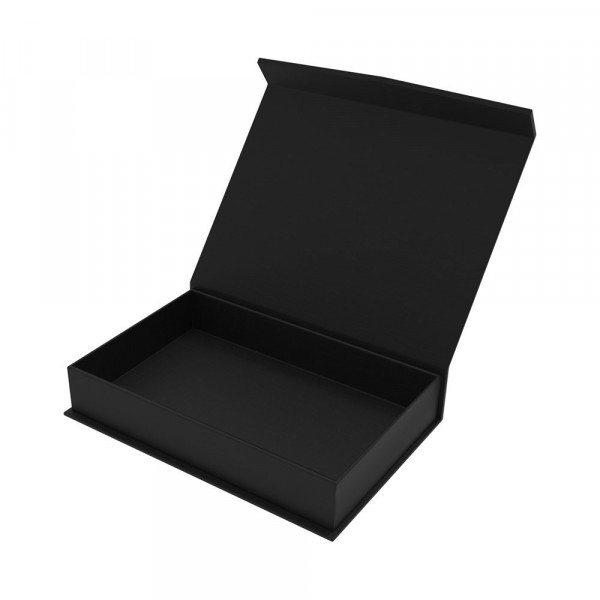 Magnetic Gift Box 160 x 110 x 35 mm Black Inlay Schwarz