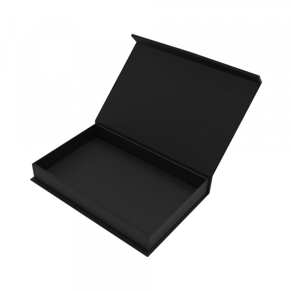 Magnetic Gift Box 160 x 110 x 25 mm Black Inlay Schwarz