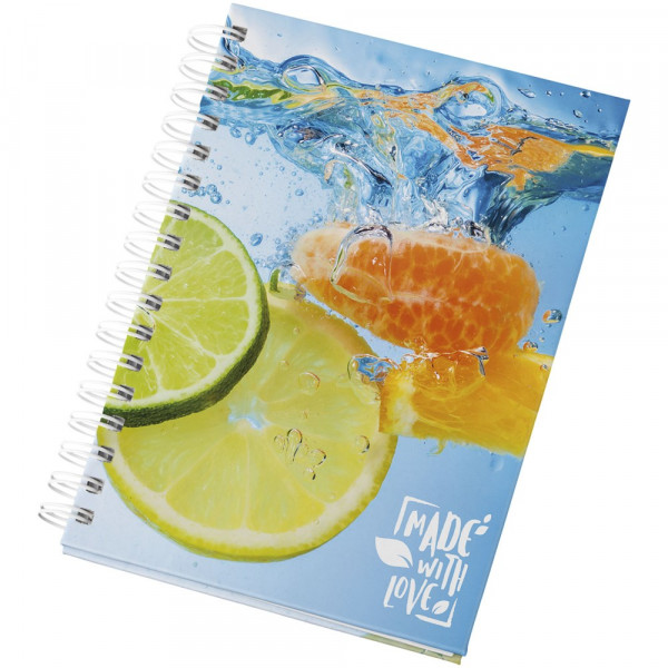 Wiro A6 Notizblock mit Hardcover und Spiralbindung